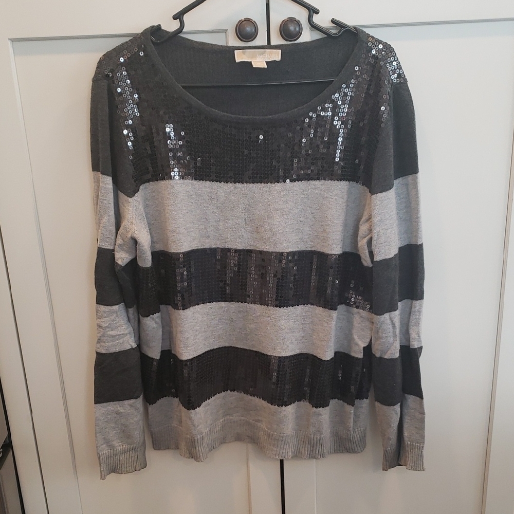 Michael Kors Dark Gray Knit Sweater